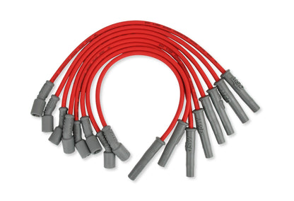 WIRE SET, RED, FORD RAPTOR 2010-14 6.2L - MSD Ford Raptor 6.2L V8 Red Wire Set
