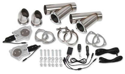 Hooker Cut-Out Dual Kit w/Remote - Photo - out of package Right