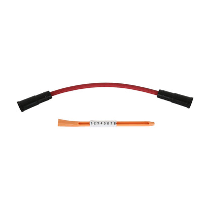 Super Conductor Spark Plug Wire Set, Chevy Pickup, '96-'99,Dually w/454 - Photo - Close Up Left