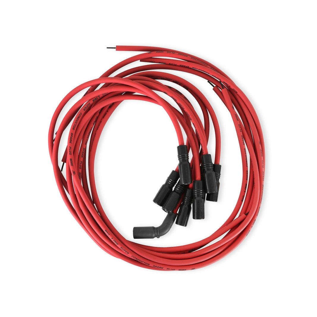 Super Conductor Spark Plug Wire Set, Univ. Chevy LT1 w/straight boot - Photo - Primary Front