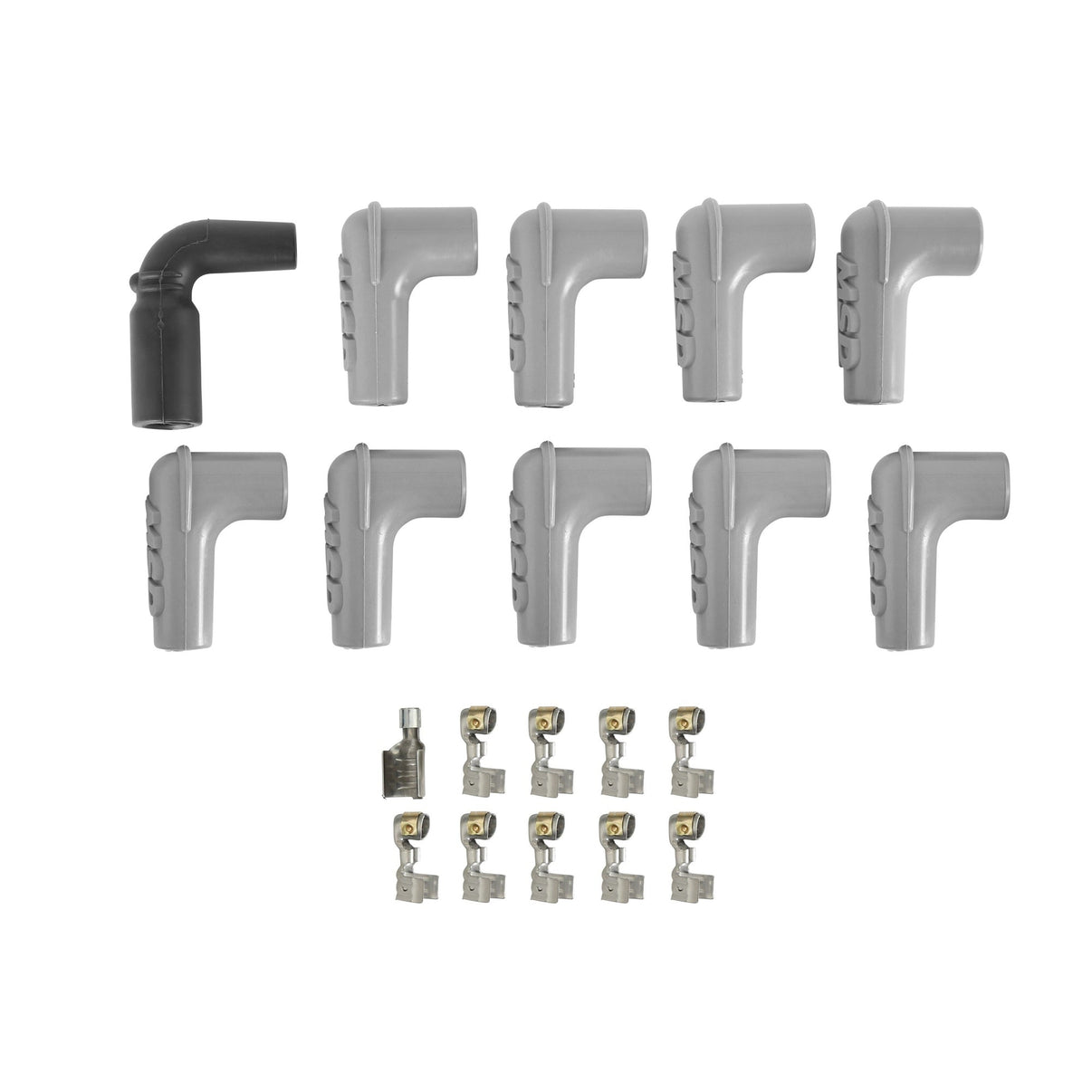 Super Conductor Spark Plug Wire Set, Univ. Chevy LT1 w/straight boot - Photo - out of package Top