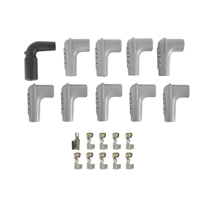 Super Conductor Spark Plug Wire Set, Univ. Chevy LT1 w/straight boot - Photo - out of package Top