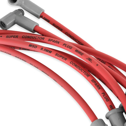 Super Conductor Spark Plug Wire Set, Jeep 4.0L, 6 Cyl., '93-'98 - Photo - out of package Right