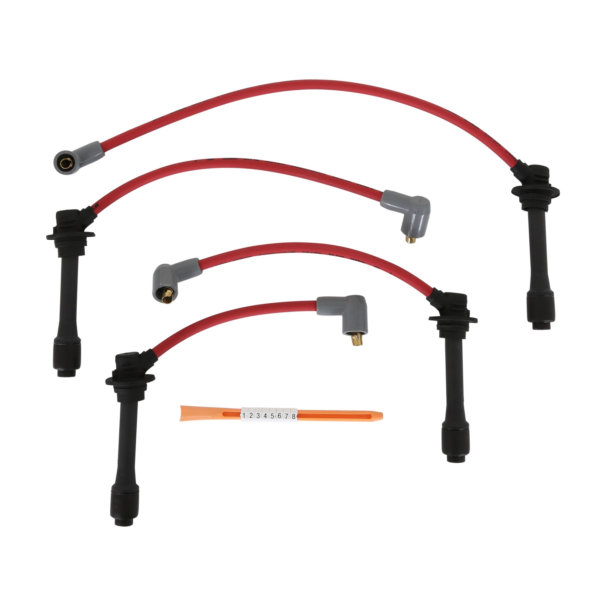 Wire Set, SC Red, '90-'00 Mazda Miata, 1.6L/1.8L 4 Cyl. - Photo - Primary Front