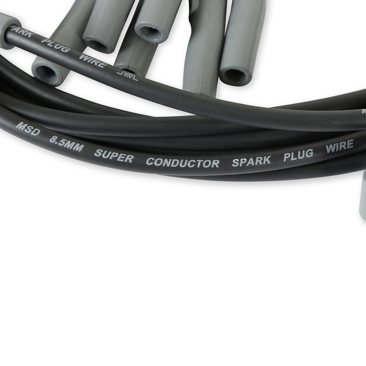 Wire Set, SC Blk, Chry. 383-440 HEI for MSD Dist. - Photo - Close Up Top