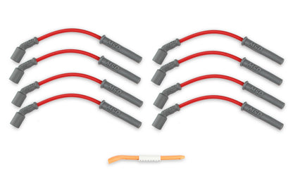 MSD Super Conductor Spark Plug Wire Set - 99-13 GM Truck & SUV - Red - Photo - out of package Right