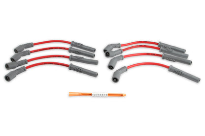 Faisceau de câbles d'allumage MSD Super Conductor pour camions et SUV GM (1999-2013) - Rouge