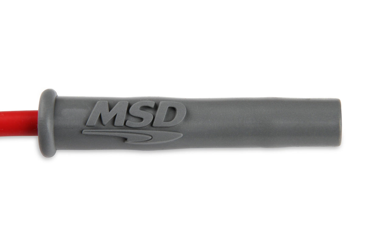 MSD Super Conductor Spark Plug Wire Set - 99-13 GM Truck & SUV - Red - Photo - out of package Bottom