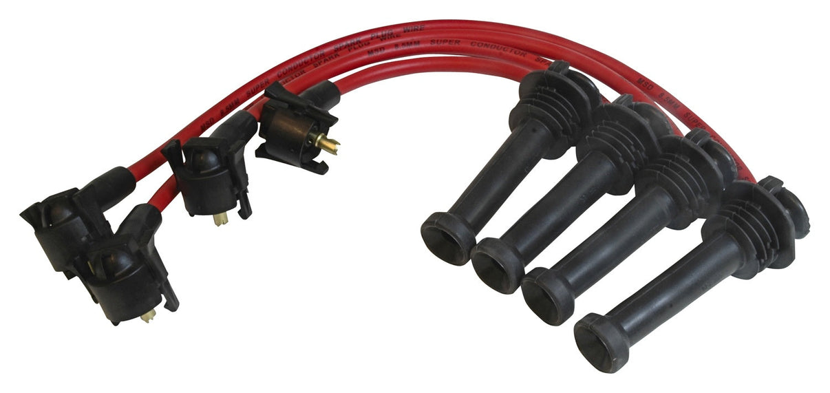 Super Conductor Spark Plug Wire Set, ’98-’01 Ford ZX-2, 2.0L, 4 cyl - Photo - Primary Front