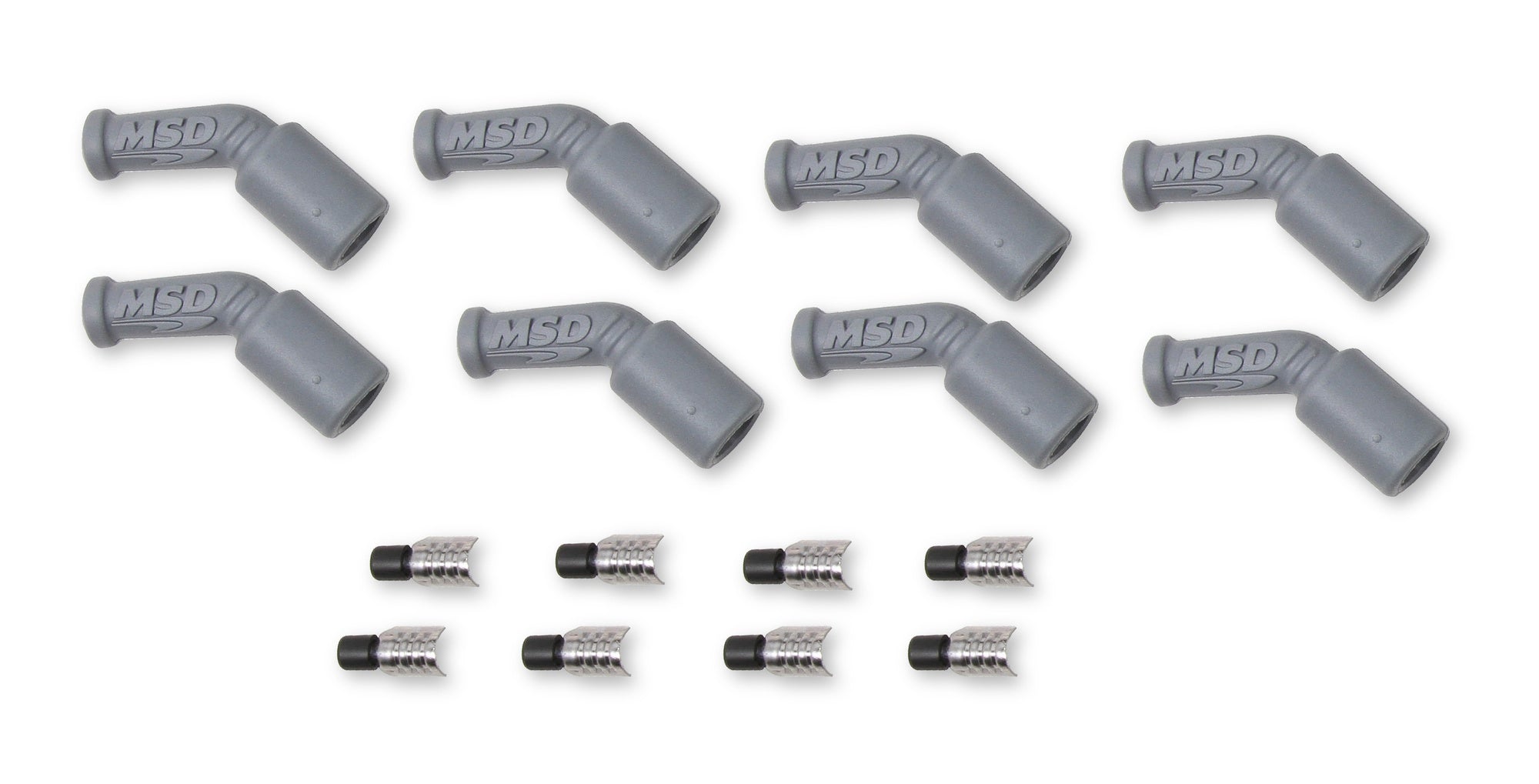 LS1, 45 Degree Boots & Terminals, 8-Pack - Photo - Primary Front