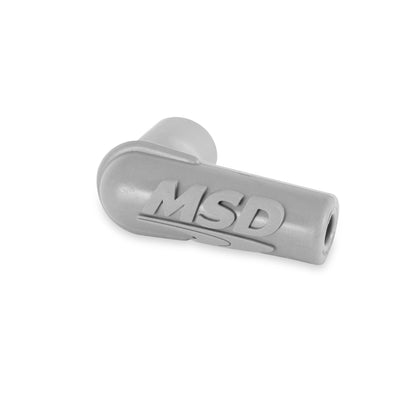 90° Spark Plug Boot, Gray Silicone, 100each - Photo - out of package Back