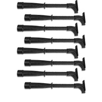 Hemi Tube, Replacement, 8, Black - MSD Hemi Tubes, Black