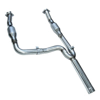 2-1/2" x 3"(OEM) Catted Y-Pipe - 2-1/2" x 3" Catted Y-Pipe. 2004-08 Dodge Ram 1500 5.7L. Requires Kooks Headers.