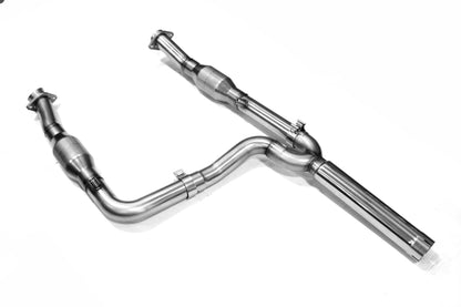Collecteur d'échappement en Y catalysé vert 2-1/2" x 3" (OEM) - Collecteur d'échappement en Y catalysé vert 2-1/2" x 3". Pour Dodge Ram 1500 5.7L (2004-2008). Collecteurs d'échappement Kooks requis.