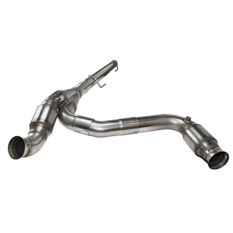 3" x OEM Catted Y-Pipe - 3" SS Catted Y-Pipe. 2009-2018 Dodge/Ram 1500 5.7L. Connects to OEM.
