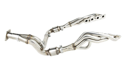 1-3/4" x 3"(OEM) Header & Connection - 2019-2024 Ram 1500 5.7L HEMI. 1-3/4" Stainless Headers & Ultra-GREEN Y-Pipe.
