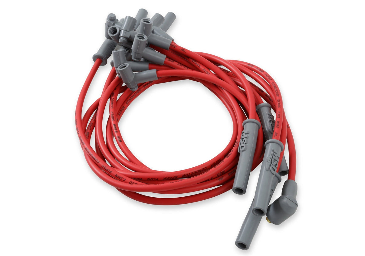 Super Conductor Spark Plug Wire Set, Chevy 366-454 w/HEI Cap - Photo - out of package Right
