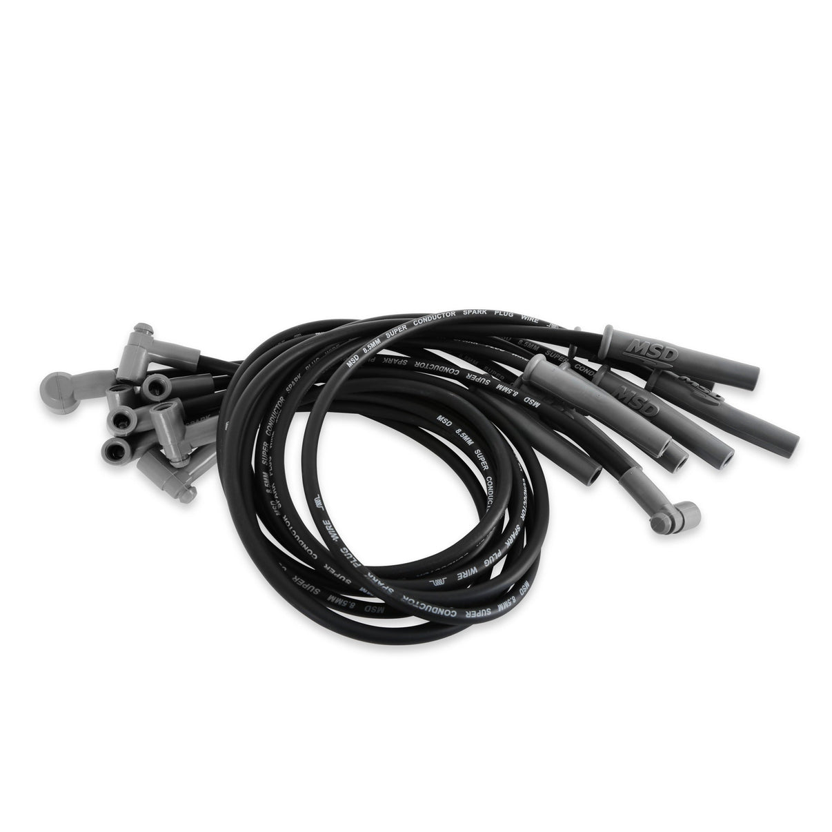Wire Set, SC Blk, Ford 351C-460, w/HEI Cap - Photo - Primary Front