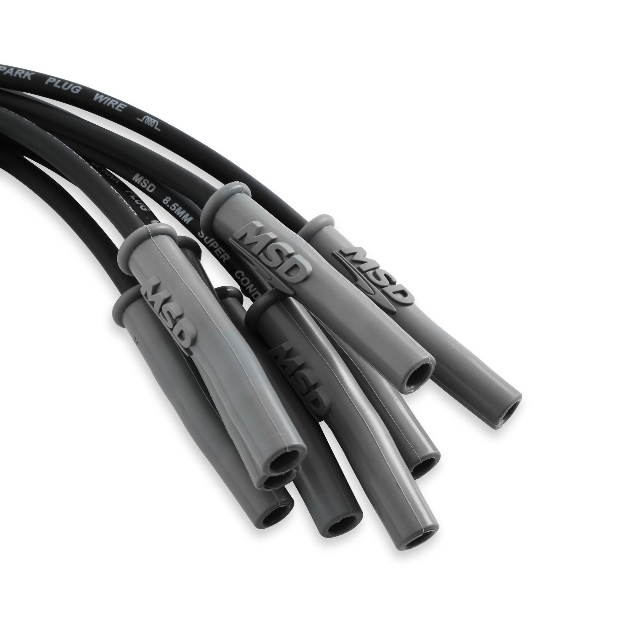 Wire Set, SC Blk, Ford 351C-460, w/HEI Cap - Photo - out of package Back