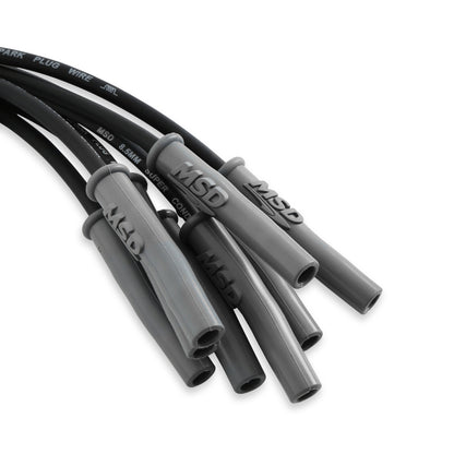 Wire Set, SC Blk, Ford 351C-460, w/HEI Cap - Photo - out of package Back