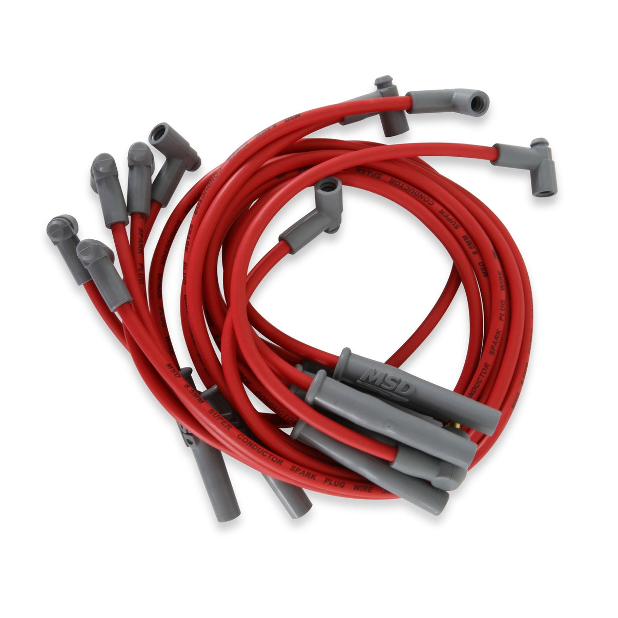 Super Conductor Spark Plug Wire Set, Ford 351C-460, w/HEI Cap - Photo - out of package Right
