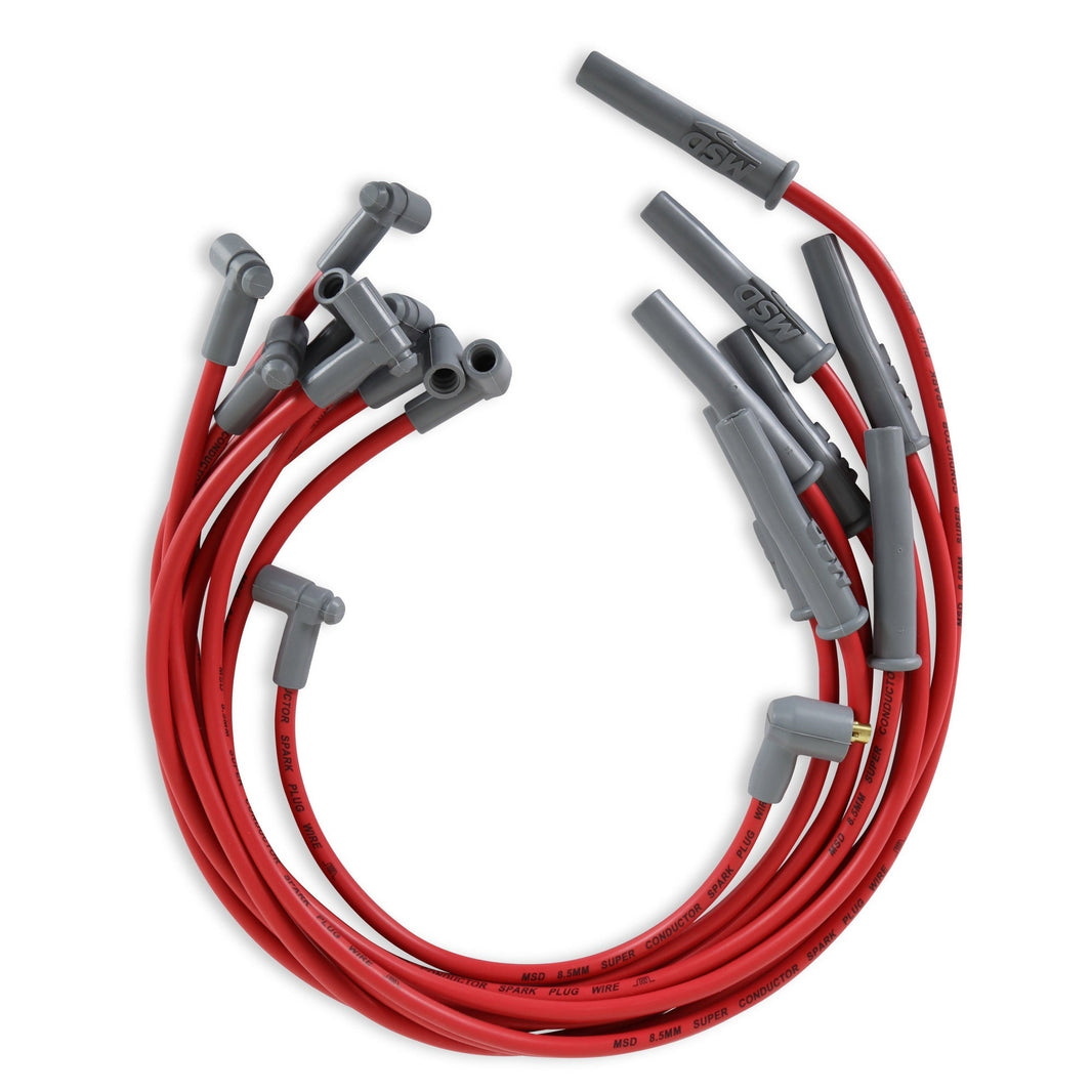 Super Conductor Spark Plug Wire Set, Ford 289-302, w/HEI Cap - Photo - Primary Front