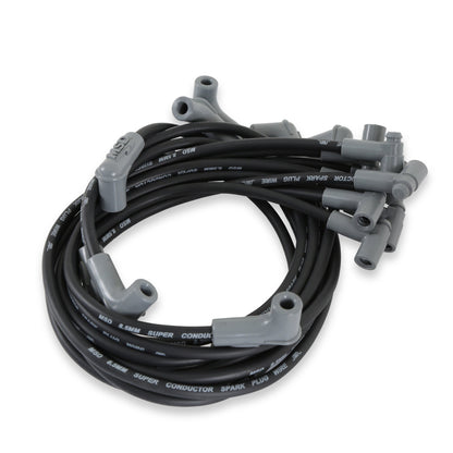 WireSet Blk SB Chevy w/HEI Cap blw mnfld - Wire Set, SC Blk, SB Chevy for use with HEI Cap