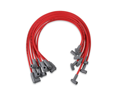 WireSet SC SB Chevy w/HEI Cap below mfld - Super Conductor 8.5mm Spark Plug Wire Set, Small Block Chevy with HEI Cap