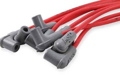 WireSet SC SB Chevy w/HEI Cap below mfld - Super Conductor 8.5mm Spark Plug Wire Set, Small Block Chevy with HEI Cap