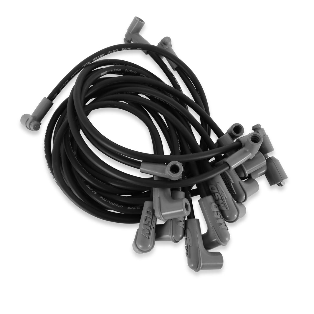 Wire Set, SC Blk, BB Chevy for use with HEI Tower Cap - Photo - Primary Front