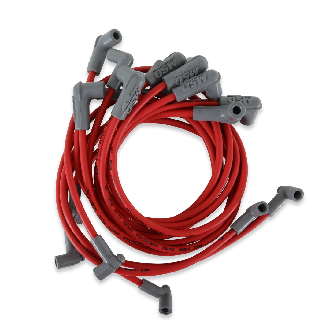 Jeu de câbles d'allumage SC BB Chevy avec capuchon HEI - Jeu de câbles d'allumage supraconducteurs pour gros bloc Chevy, compatible avec capuchon HEI