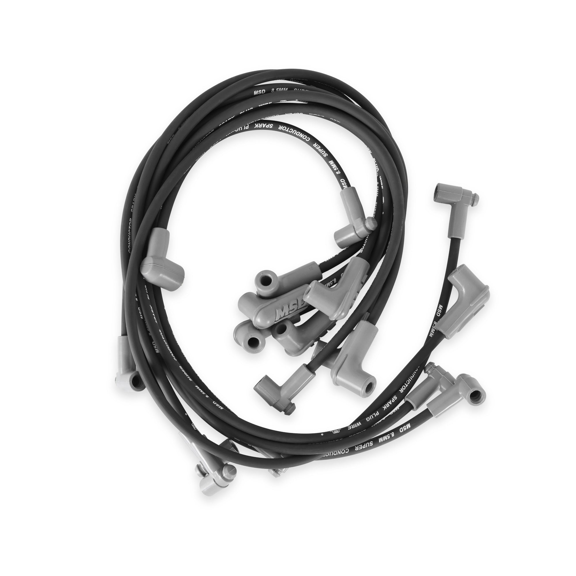 Wire Set, SC Blk, SB Chevy w/HEI Tower Cap - Photo - Primary Front