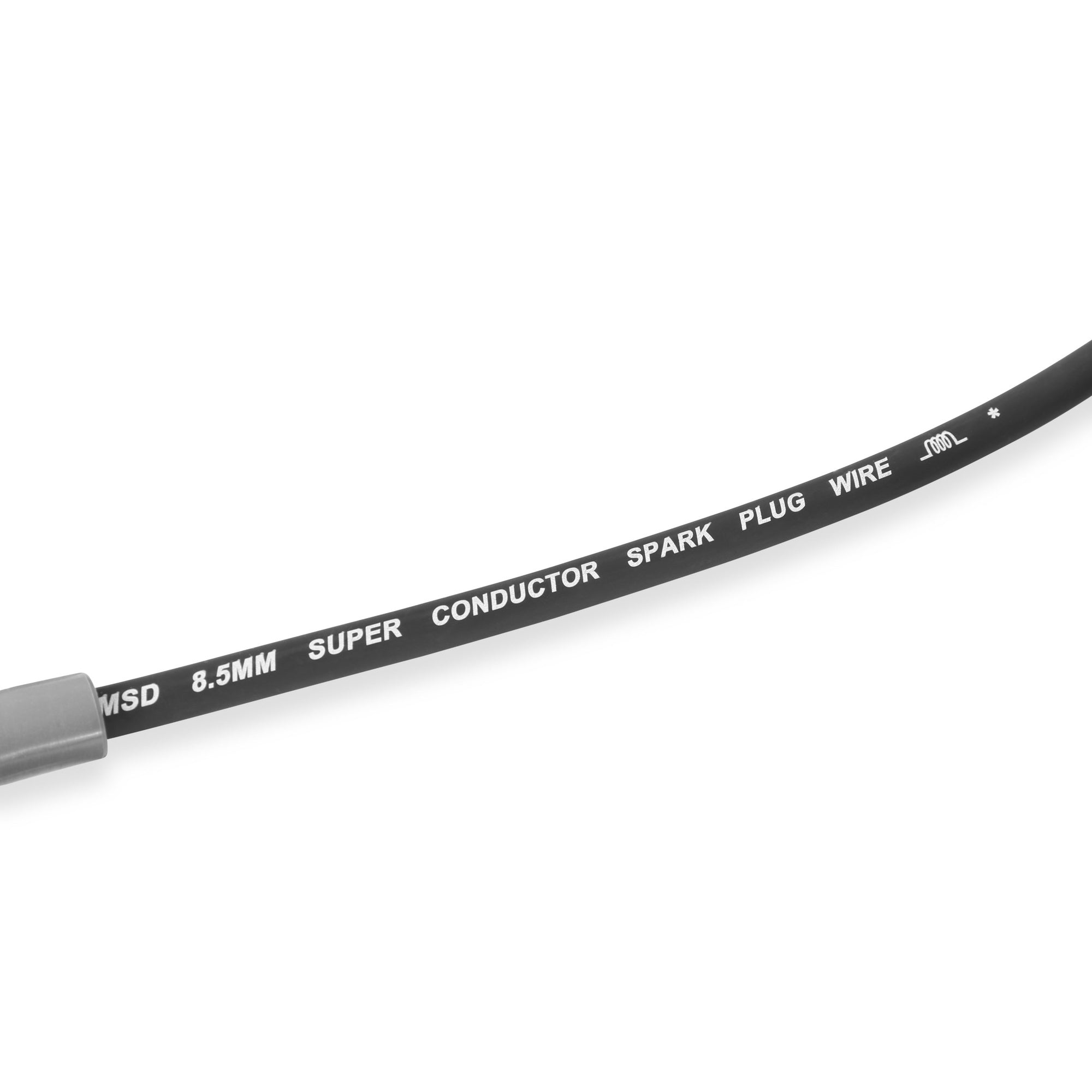 Wire Set, SC Blk, SB Chevy w/HEI Tower Cap - Photo - Close Up Back