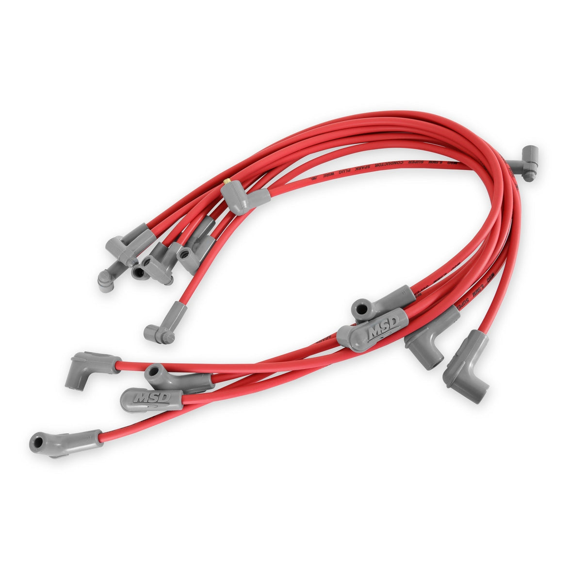 Super Conductor Spark Plug Wire Set, Small Block Chevy w/HEI Cap - Photo - out of package Right