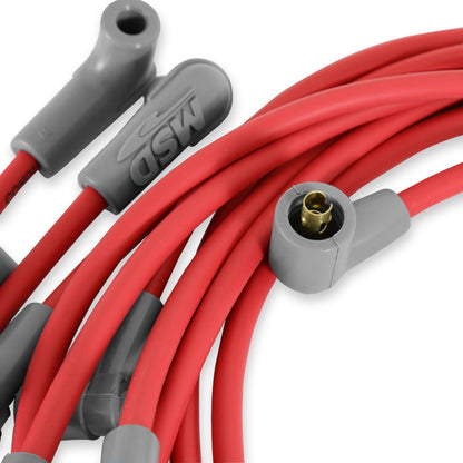 Super Conductor Spark Plug Wire Set, Small Block Chevy w/HEI Cap - Photo - out of package Top