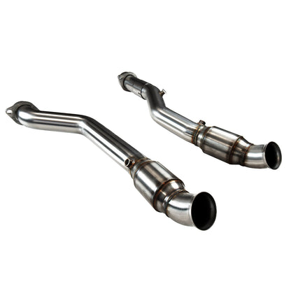Stainless Header and Connection Kit. - Header and GREEN Connection Kit. 2011-2020 Grand Cherokee/Durango 5.7L HEMI.