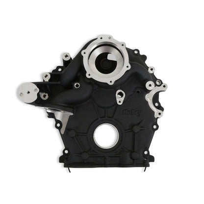 Holley Godzilla High-Mount Accessory Drive - OE Oiling System - Base Kit - Black - Photo - out of package Back