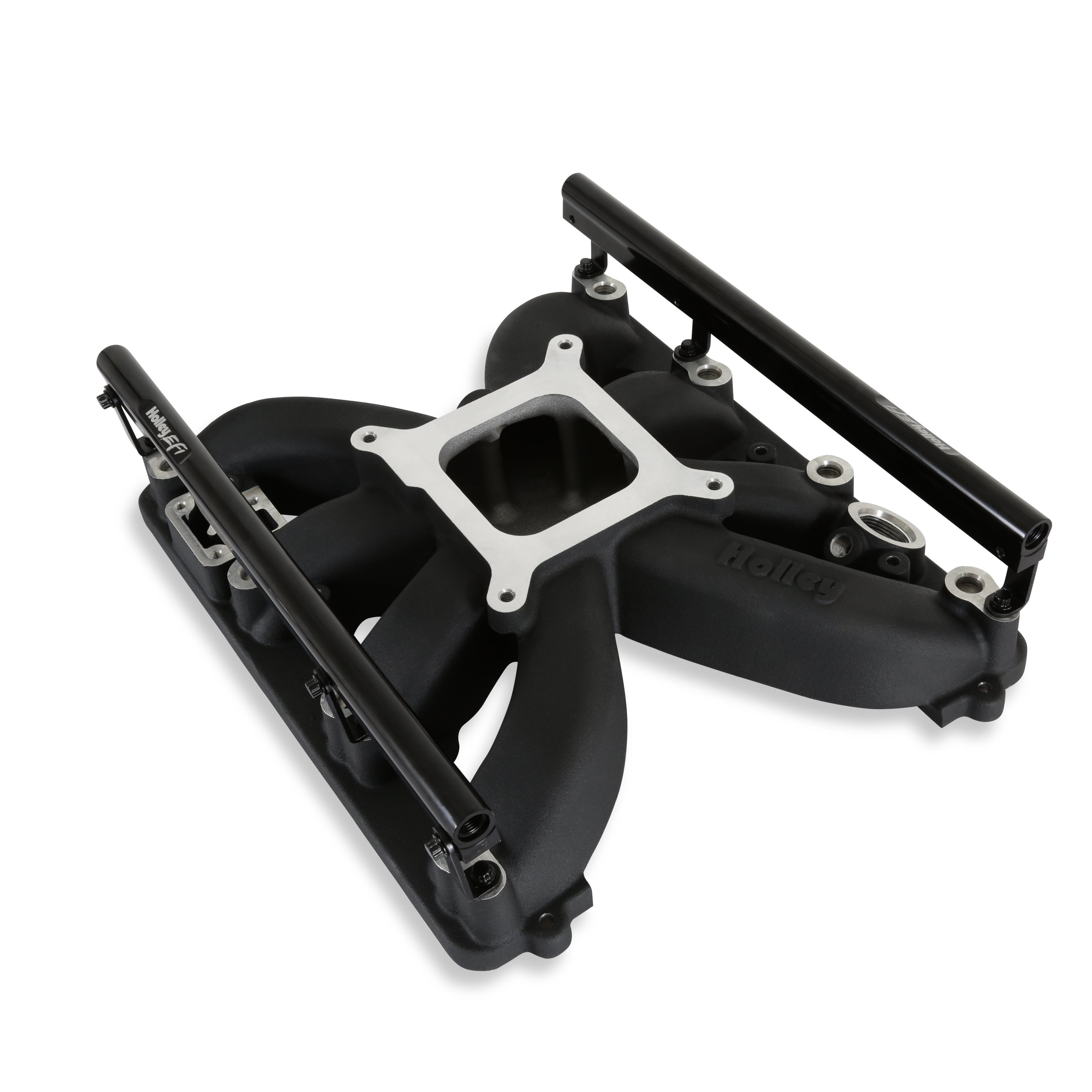 Single plane intake manifold for Gen III Hemi, EFI Black - Photo - out of package Left