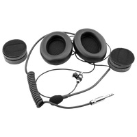 3 CON,GEN BOOM,SPKRS, 3.5MM - Stilo Nascar 3 conductor, Gentex Boom Mic, Earcup Speakers - + 3.5MM jack for earbuds