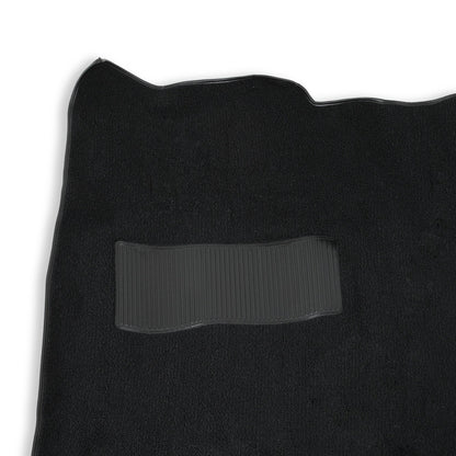 67-72 CARPET LOW HUMP C10 2WD BLACK-01 - Brothers Trucks Carpet - Low Hump - RWD - Black - Pair