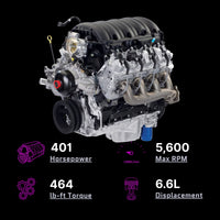 Chevrolet Performance L8T 6.6L 401 HP / 464 LB-FT - Crate Engine