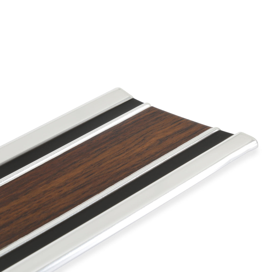 69-72 BEDSIDE MDG LWR FRT SWB RH-WOOD - Brothers Trucks  Bedside Molding - Lower Front- Shortbed- Woodgrain- RH