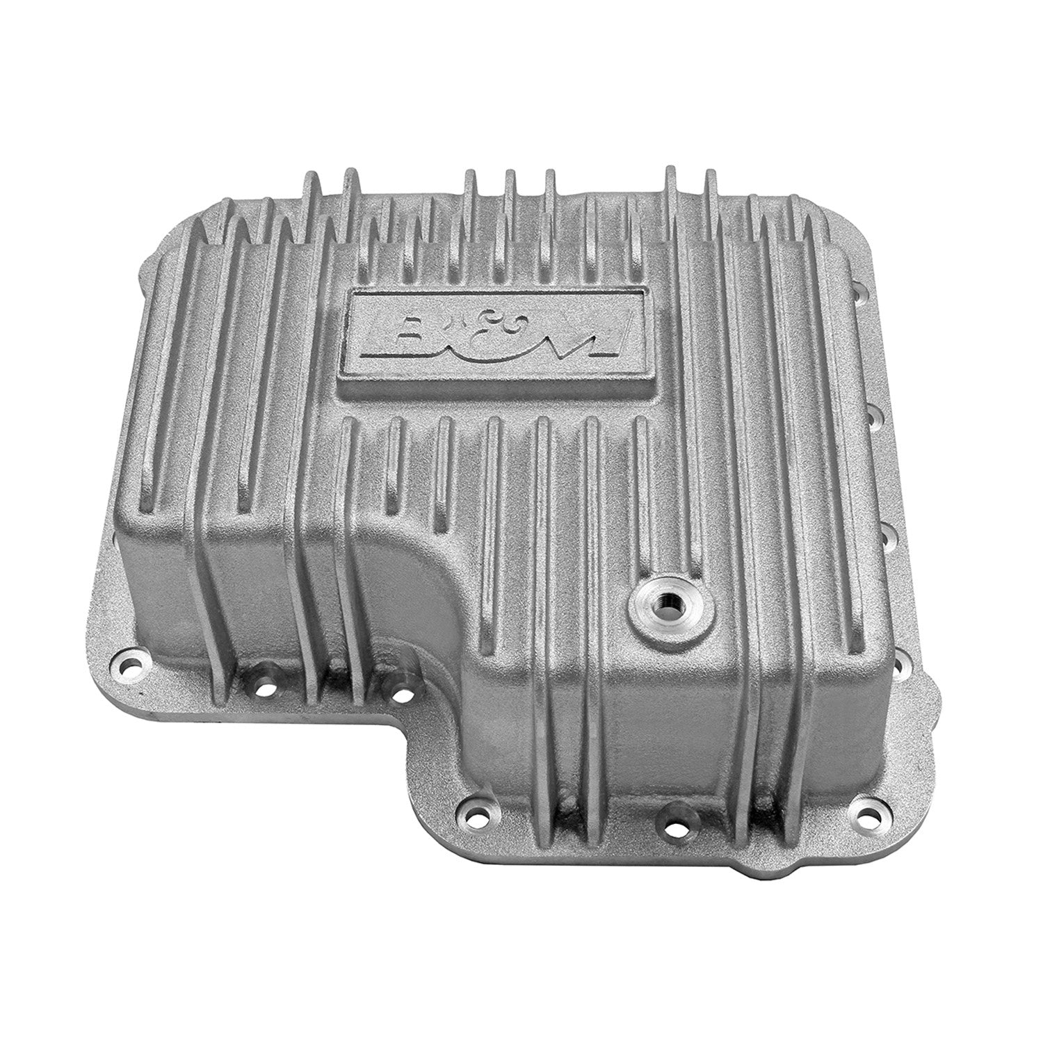 B&M Hi-Tek Deep Transmission Pan -  Ford C6 - Aluminum - Photo - out of package Left