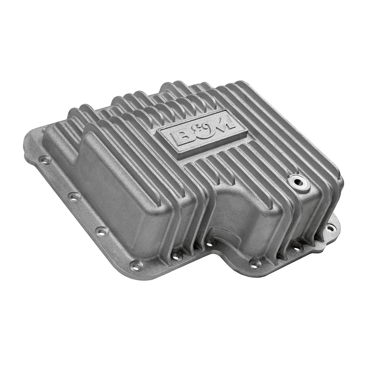 B&M Hi-Tek Deep Transmission Pan -  Ford C6 - Aluminum - Photo - out of package Back