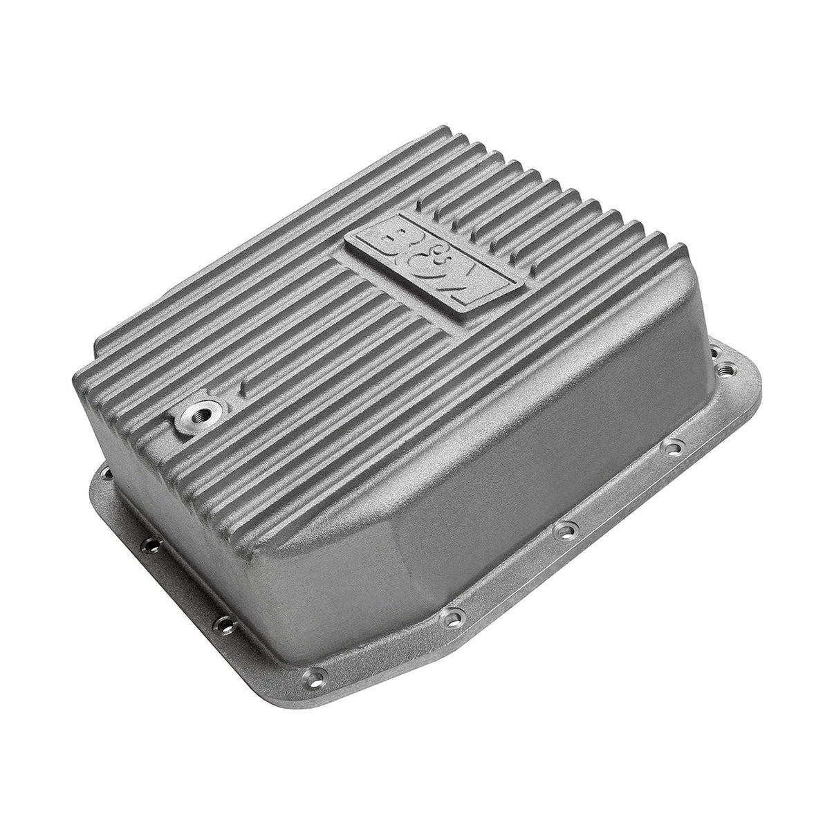B&M Hi-Tek Deep Transmission Pan -  Aluminum - Photo - out of package Back