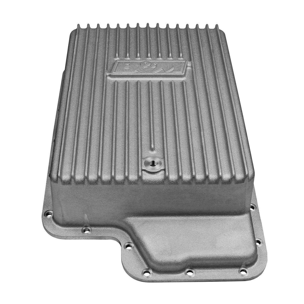 B&M Hi-Tek Deep Transmission Pan -  Aluminum - Photo - out of package Top