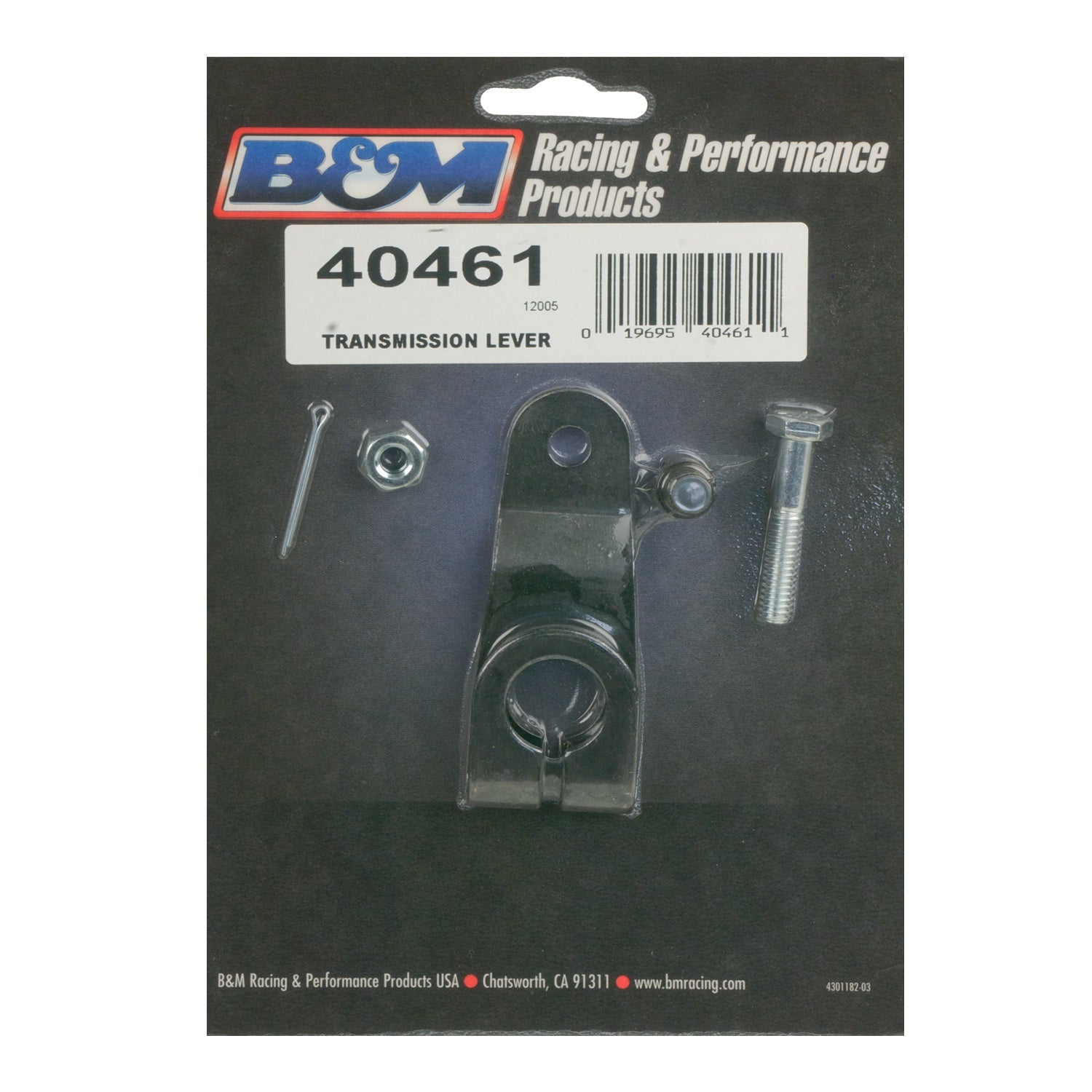 B&M Transmission Shift Lever Kit - Ford - Photo - out of package Left