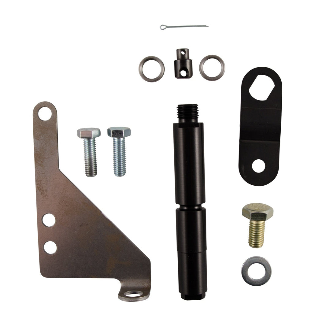 BRACKET AND LEVER KIT, 4R100/E40D - B&M Cable Bracket & Shift Lever Kit - Ford