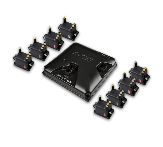 MSD PRO 600 Cdi Ignition and Coil Kit - Black Coils