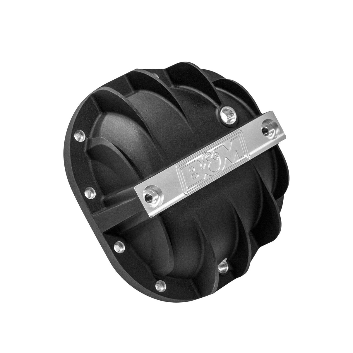 B&M Hi-Tek Aluminum Differential Cover for Sterling 10.25/10.5-inch - Black - Photo - out of package Front